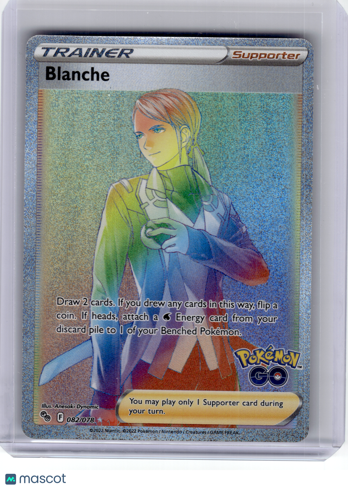 2022 —Blanche #82 Pokemon GO—Secret Rare Holo