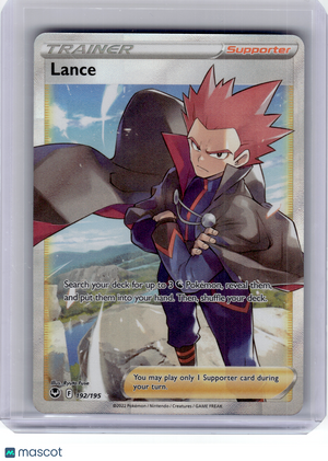 2022 Pokemon—Lance #192 Silver Tempest—Ultra Rare Holo