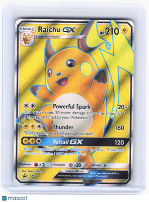 2017 Pokemon—Raichu GX #SM90 SM Promos—Black Star Promo Holo [Moderately Played]