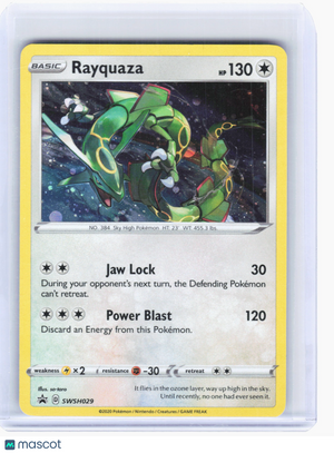 2020 Pokemon—Rayquaza #SWSH029 Miscellaneous Cards & Products—Promo Holo [MP]