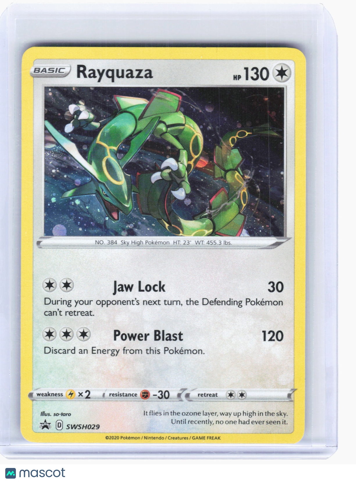 2020 Pokemon—Rayquaza #SWSH029 Miscellaneous Cards & Products—Promo Holo [MP]