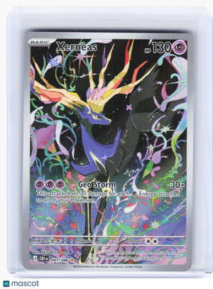 2026 Pokemon—Xerneas #91 Chaos Rising—Illustration Rare Holo