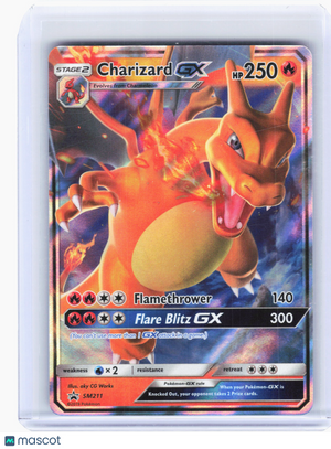 2019 Pokemon—Charizard GX #SM211 SM Promos—Black Star Promo Holo