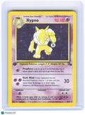 1999 Pokemon—Hypno #8/62 Fossil—Holo Rare (Damaged) 1st Edition