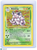 1999 Pokemon—Nidoking #11/102 Base Set—Holo Rare Holo (Damaged)
