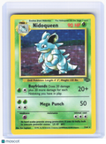 1999 Pokemon—Nidoqueen #7/64 Jungle—Holo Rare Holo (Modeately Played)