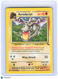 1999 Pokemon—Aerodactyl #1/62 Fossil—Holo Rare Holo (Lightly Played)