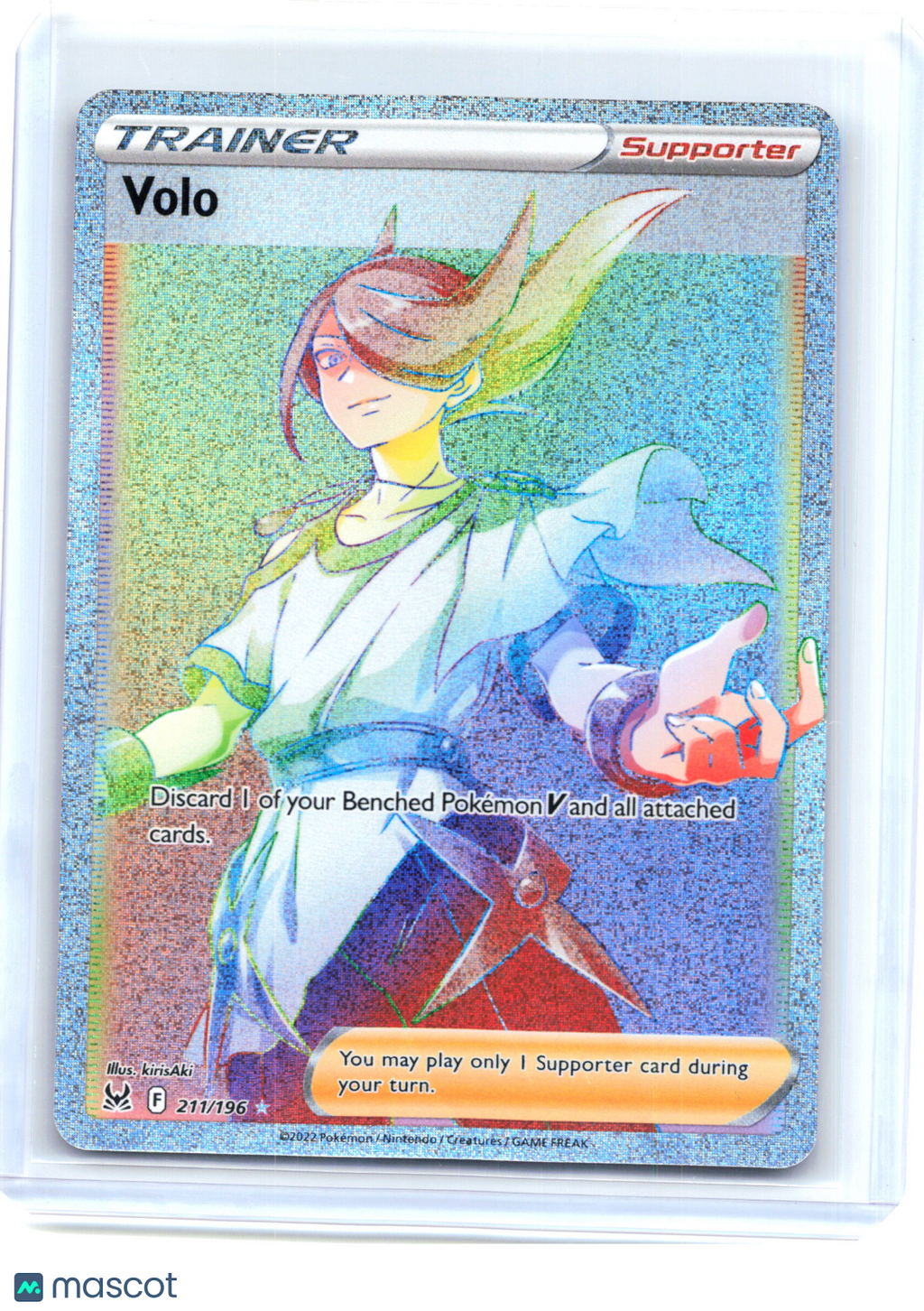 2022 Pokemon—Volo #211/196 Lost Origin—Secret Rare Holo