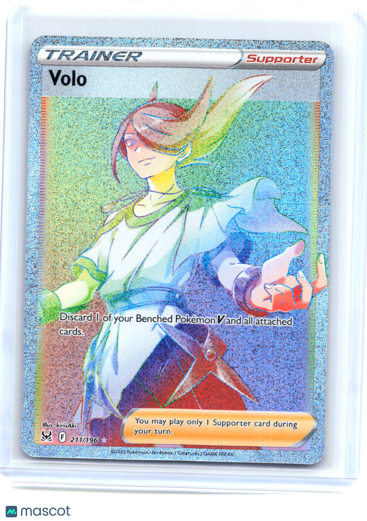 2022 Pokemon—Volo #211/196 Lost Origin—Secret Rare Holo