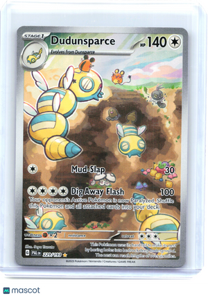 2023 Pokemon—Dudunsparce #229/193 Paldea Evolved—Illustration Rare Holo [MP]