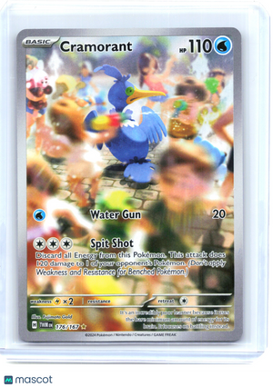 2024 Pokemon—Cramorant #176/167 Twilight Masquerade—Illustration Rare Holo [LP]