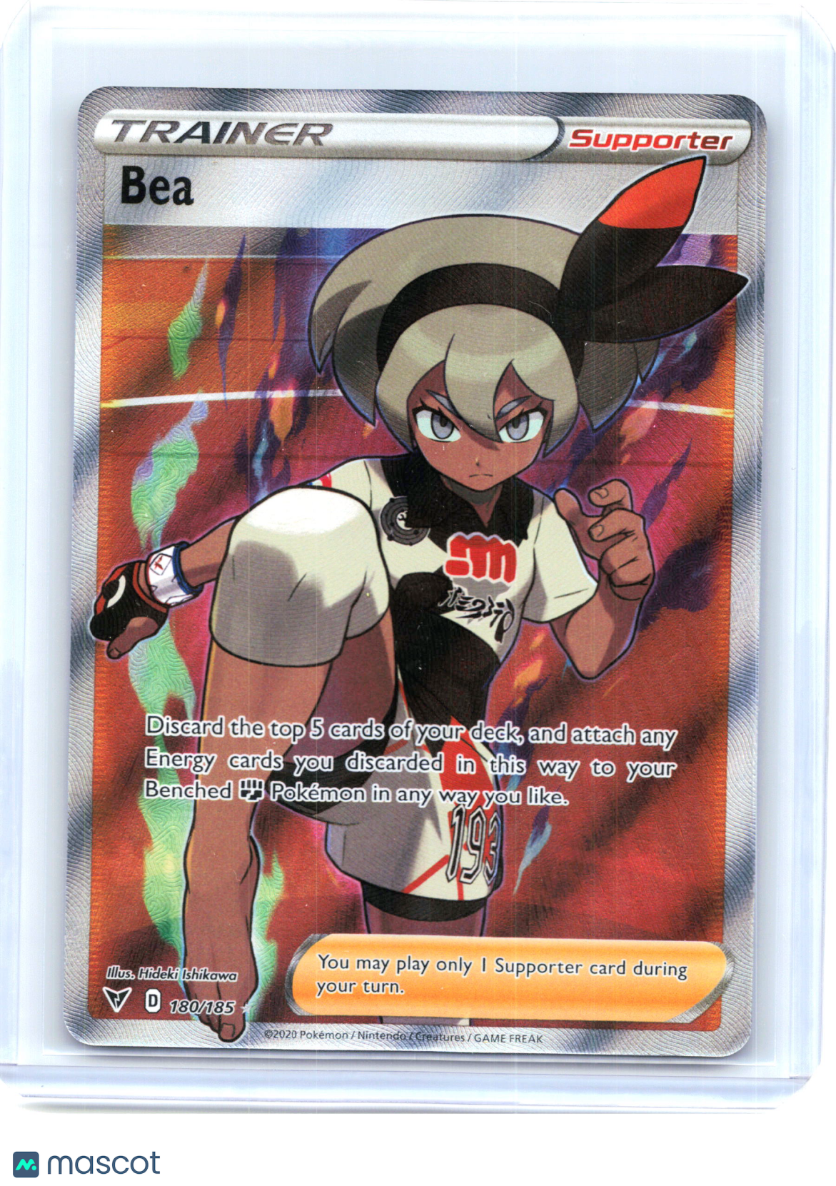 2020 Pokemon—Bea #180/185 Vivid Voltage—Ultra Rare Holo [Lightly Played]
