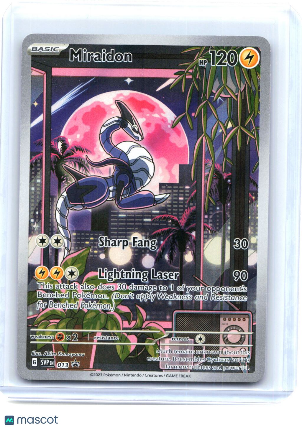 2023 Miraidon #013 Scarlet & Violet Promo Cards—Black Star Promo Holo [LP]