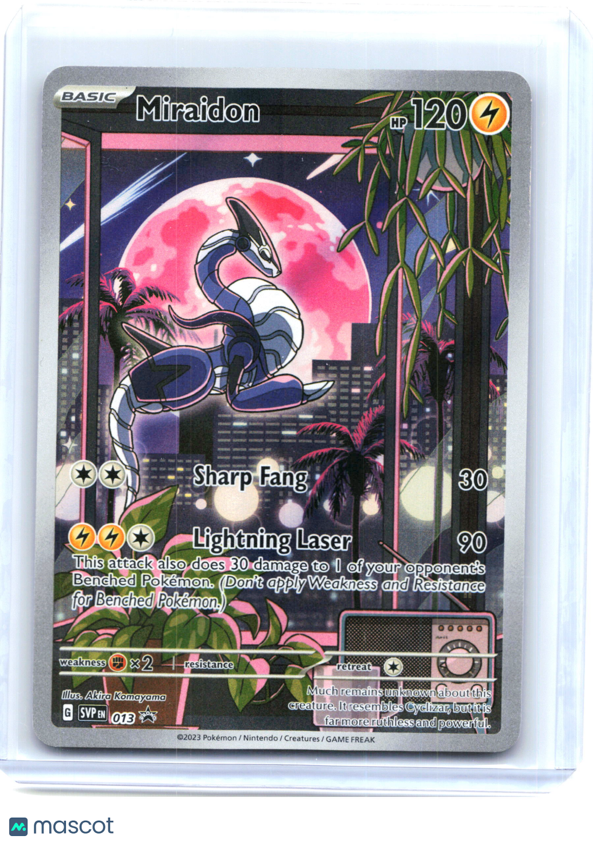 2023 Miraidon #013 Scarlet & Violet Promo Cards—Black Star Promo Holo [LP]