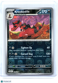 2025 Pokemon—Krookodile #059/086 Black Bolt—Uncommon Holo (Master Ball Pattern)