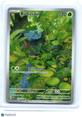 2023 Pokemon—Bulbasaur #166/165 Scarlet & Violet 151—Illustration Rare Holo [LP]