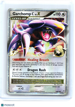 2009 Garchomp C LV.X #145/147 Celebrations—Classic Collection Holo [DMG]