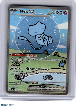 2024 Pokemon—Mew EX #232 Paldean Fates—Special Illustration Rare[Lightly Played]