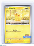2025 Pokemon—Pikachu #214 SV—Black Star Promo Holo (Illustration Contest 2024)