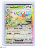2025 Pokemon—Leafeon ex #6 Prismatic Evolutions—Double Rare Holo
