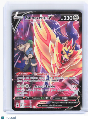 2022 Pokemon—Zamazenta V #TG22 Astral Radiance Trainer Gallery—Ultra Rare Holo