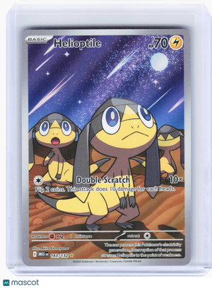 2025 Pokemon—Helioptile #143 Mega Evolution—Illustration Rare Holo