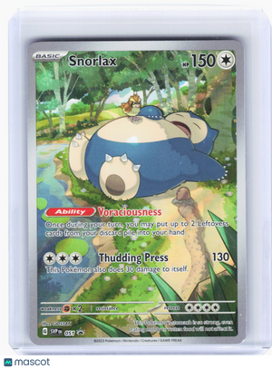 2023 Pokemon—Snorlax #051 Scarlet & Violet Promo Cards—Black Star Promo Holo