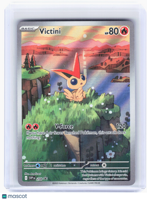 2025 Pokemon—Victini #208 Scarlet & Violet Promo Cards—Black Star Promo [LP]