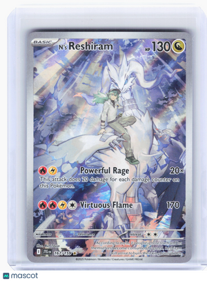 2025 Pokemon—N's Reshiram #167 Journey Together—Illustration Rare Holo [LP]