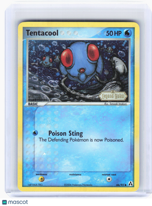 2006 Pokemon—Tentacool #66 EX Legend Maker—Common Holo (Stamped) [LP]