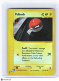 2002 Pokemon—Voltorb #115 Aquapolis—Common Reverse Holo [Moderately Played]
