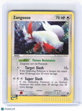 2003 Pokemon—Zangoose #14 EX Sandstorm—Holo Rare Holo [Moderately Played]