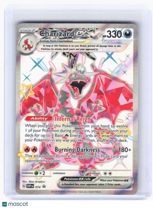 2024 Pokemon—Charizard ex #074 Scarlet & Violet Promos—Black Star Promo Holo