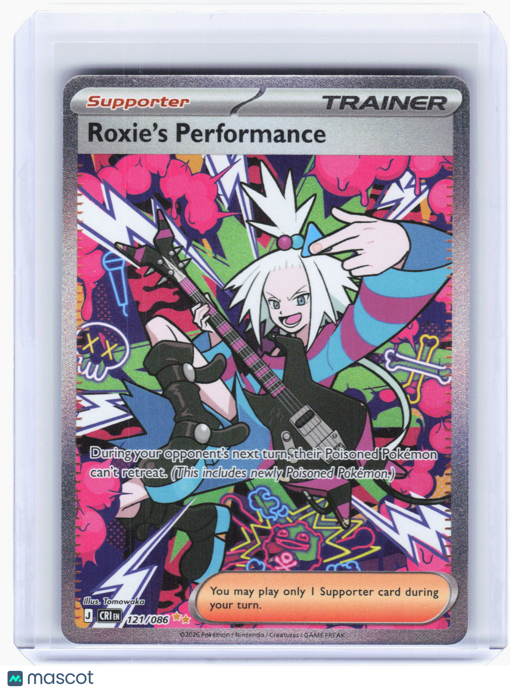 2026 Pokemon—Roxie's Performance #121 Chaos Rising—Special Illustration Rare