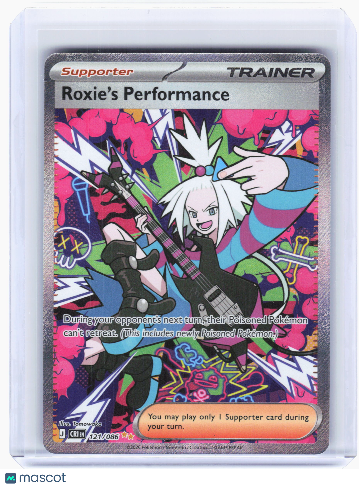 2026 Pokemon—Roxie's Performance #121 Chaos Rising—Special Illustration Rare