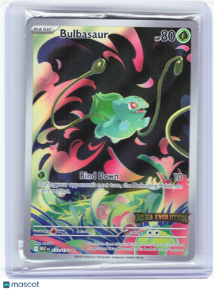 2025 Pokemon—Bulbasaur #133 Mega Evolution—IR Holo (Sealed) (Stamped)