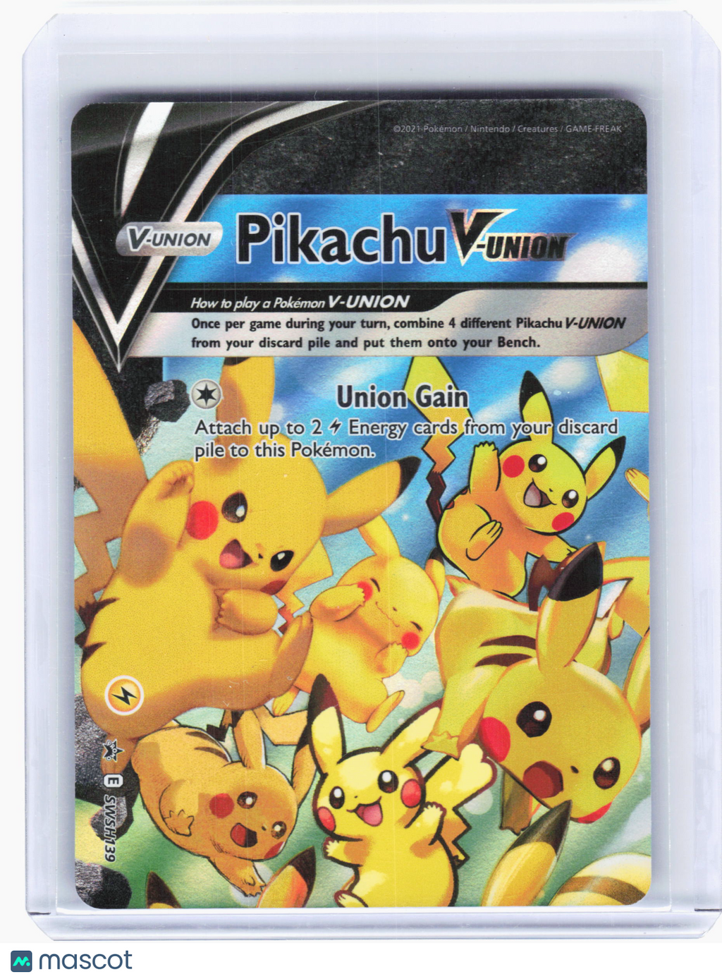2021 Pokemon—Pikachu V-Union #SWSH139/140/141/142 SWSH—Promo (Four Set)