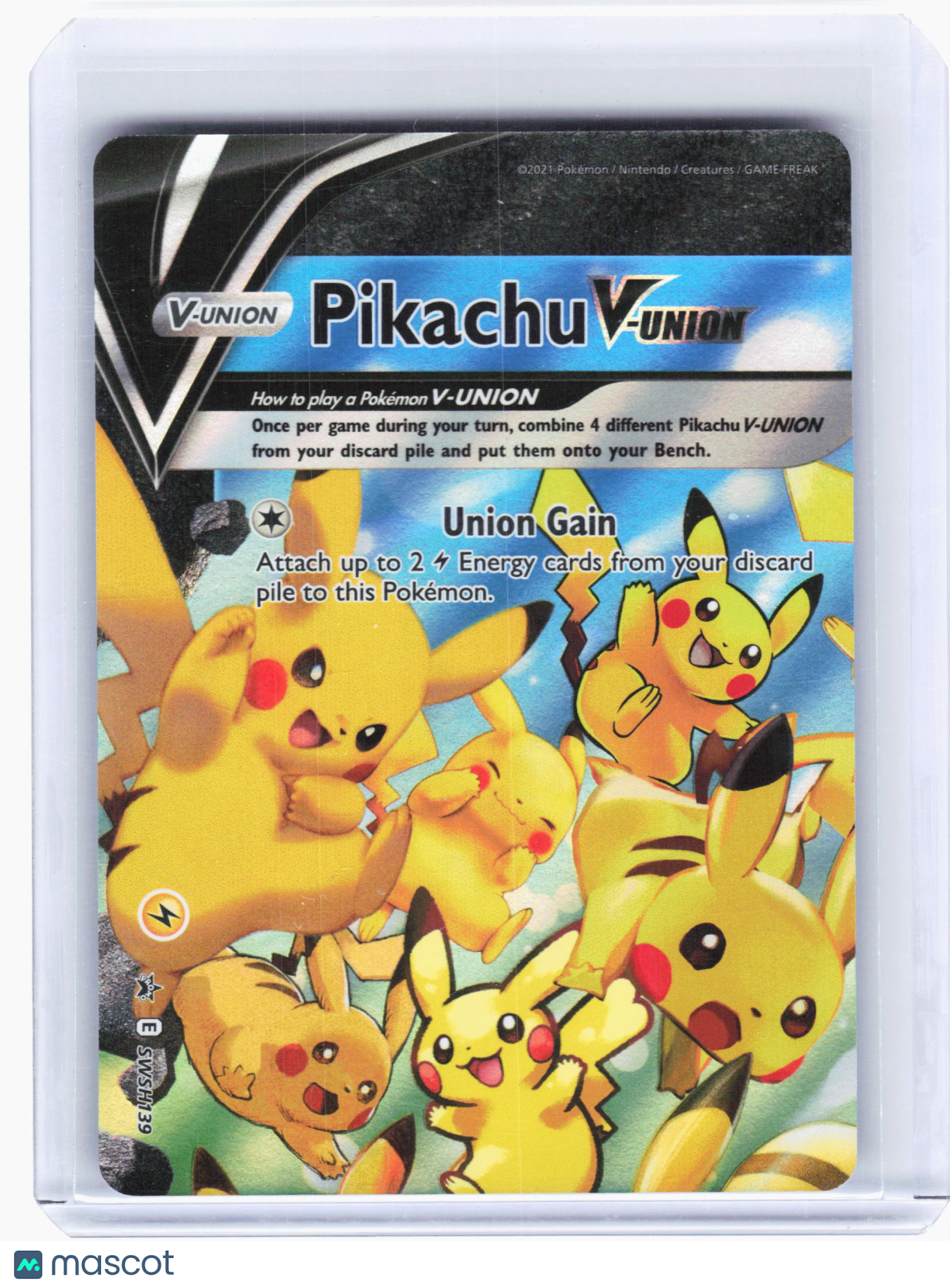 2021 Pokemon—Pikachu V-Union #SWSH139/140/141/142 SWSH—Promo (Four Set)