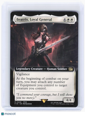 2025 MTG—Beatrix, Loyal General #426 Final Fantasy—Rare Nonfoil (Extended Art)