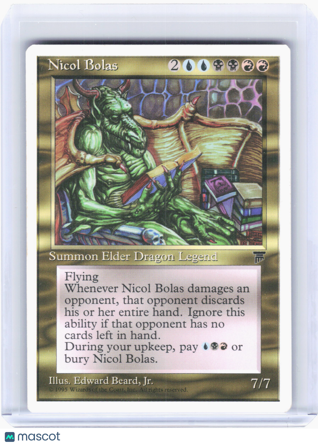 1995 Magic: The Gathering—Nicol Bolas #81 Chronicles—Rare Nonfoil