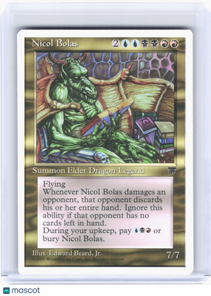 1995 Magic: The Gathering—Nicol Bolas #81 Chronicles—Rare Nonfoil