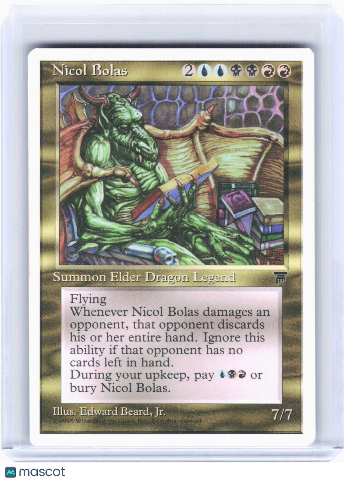 1995 Magic: The Gathering—Nicol Bolas #81 Chronicles—Rare Nonfoil