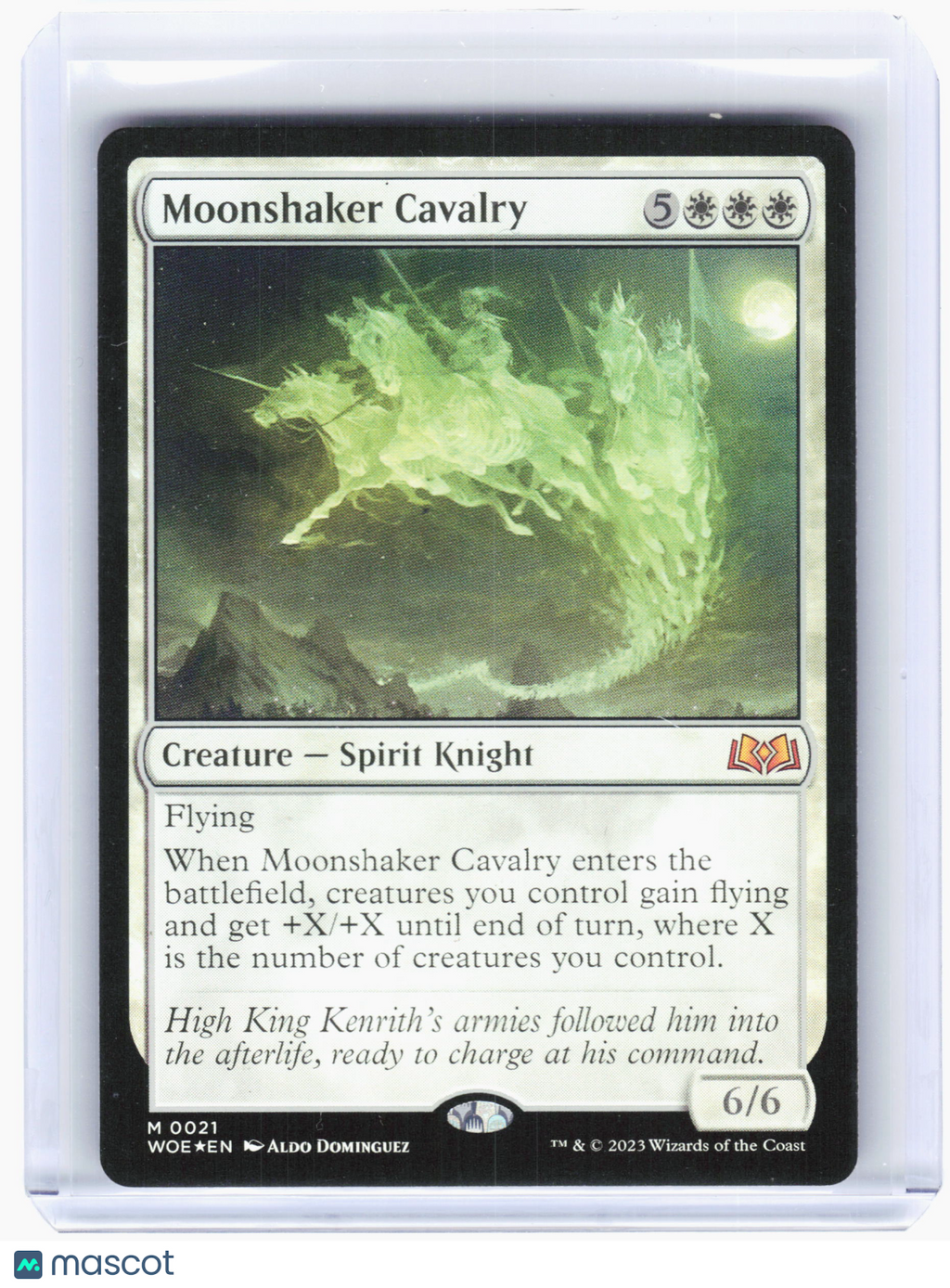2023 Magic: The Gathering—Moonshaker Cavalry #21 Wilds of Eldraine—Mythic Foil