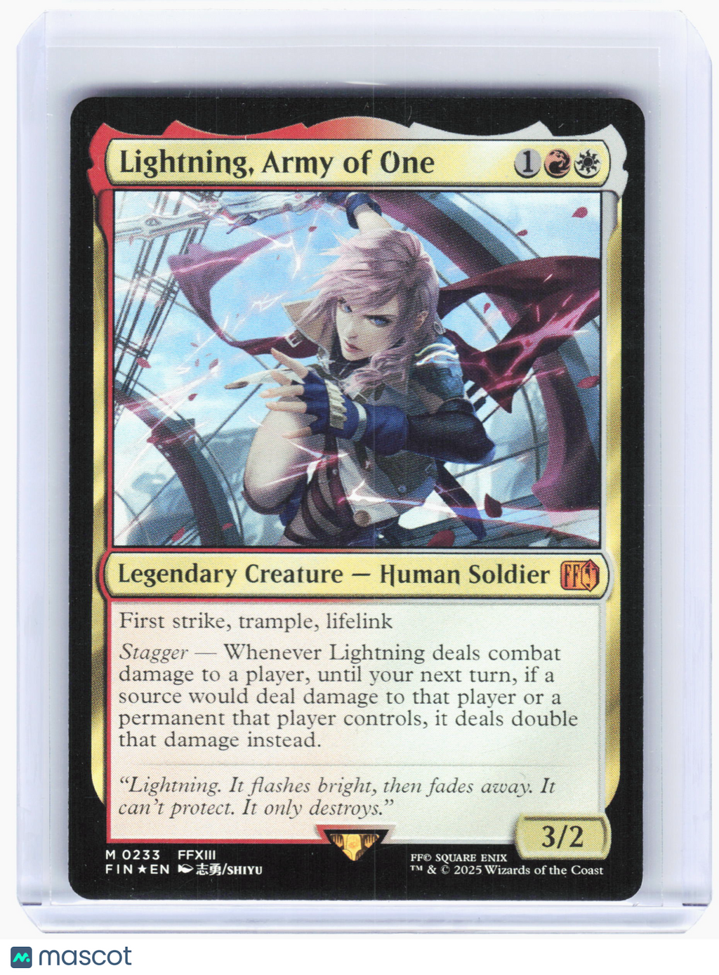 2025 Magic: The Gathering—Lightning, Army of One #233 Final Fanatsy—Mythic Foil