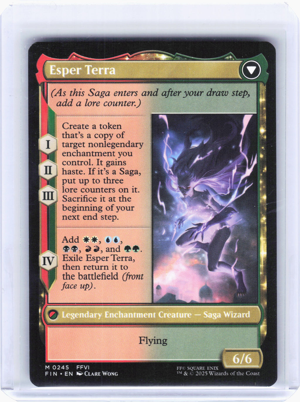 2025 Magic: TG—Terra, Magical Adept // Esper Terra #245 Final Fanatsy—M Nonfoil