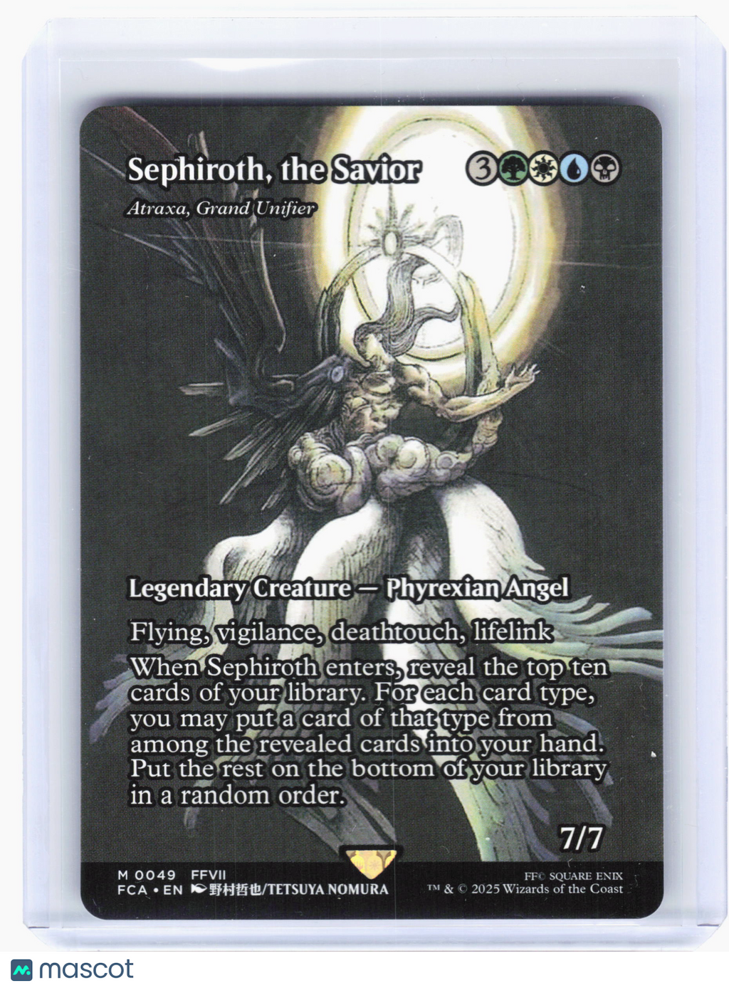 2025 MTG—Sephiroth, the Savior #49 FCA—Mythic Nonfoil (Showcase) [Damaged]