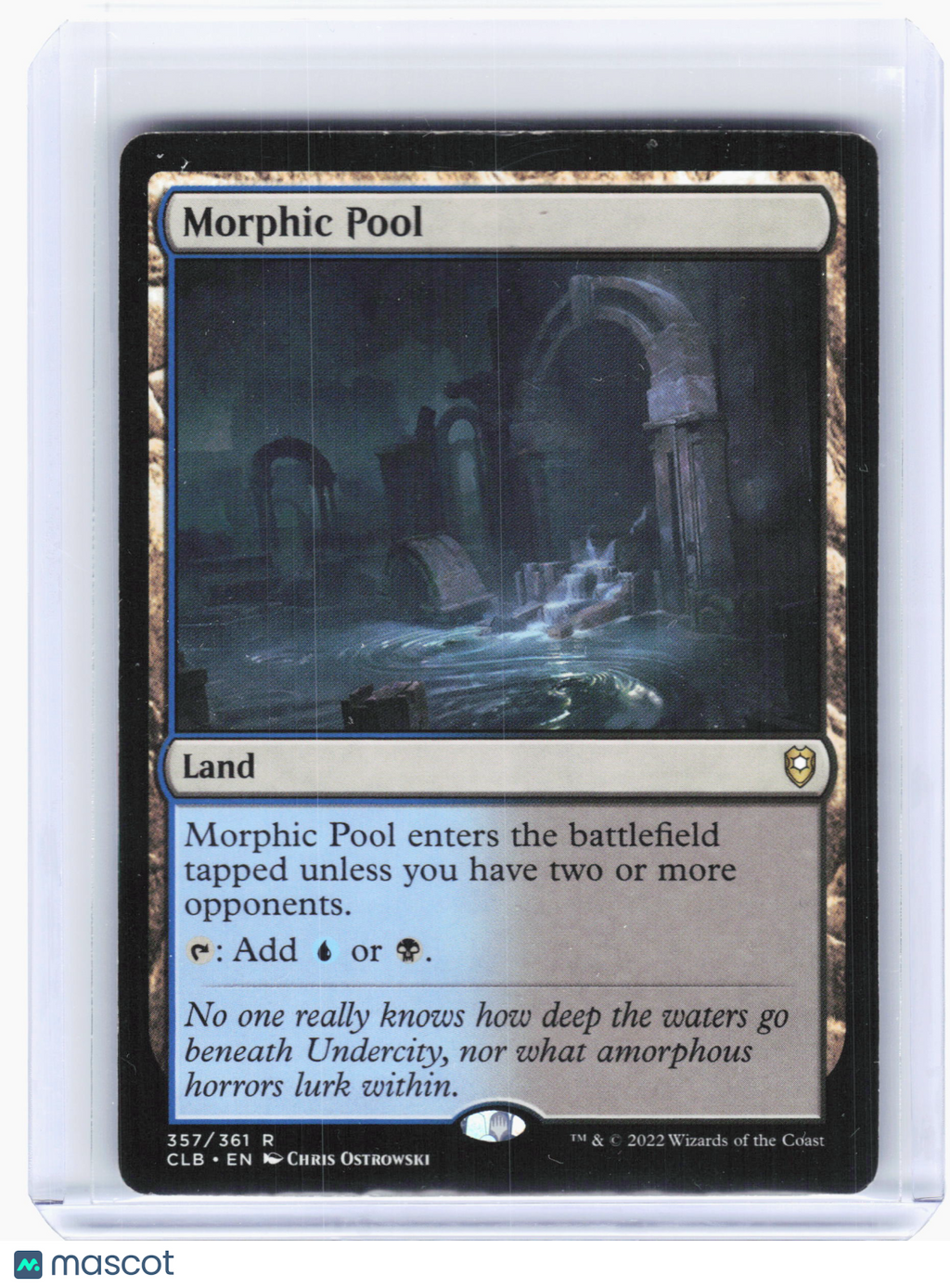 2022 Magic: The Gathering—Morphic Pool #357 CLB—Rare Nonfoil [Damaged]