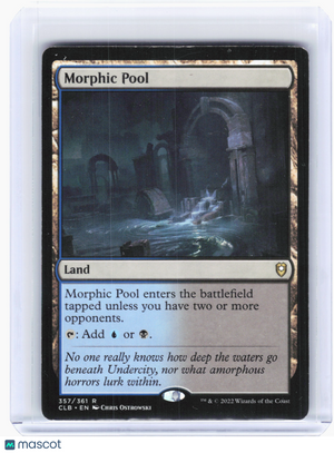2022 Magic: The Gathering—Morphic Pool #357 CLB—Rare Nonfoil [Damaged]