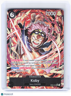 2026 One Piece—Koby #EB04-044 Adventure on Kami's Island—Super Rare (Alt Art)