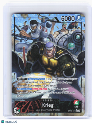 2026 One Piece—Krieg #OP15-001 Adventure on Kami's Island—Leader Foil (Alt Art)